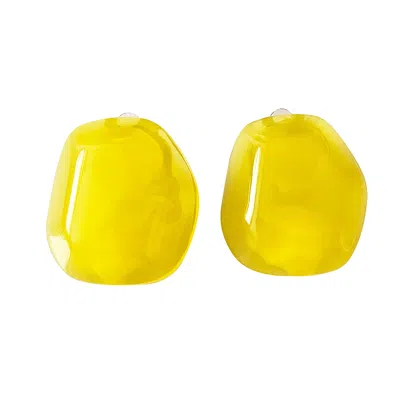 Smilla Brav Women's Yellow Clip-on Earrings Lemon Glow