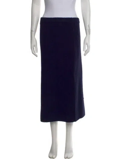 Pre-owned Sminfinity Long Skirt In Blue