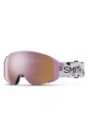 Smith 4d Mag™ 154mm Snow Goggles In Proper Pink/rose Gold