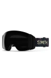 Smith 4d Mag 184mm Snow Goggles In Black