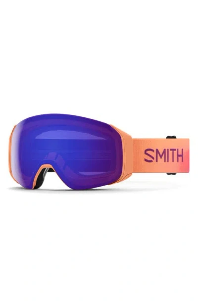 Smith 4d Mag 155mm Special Fit Snow Goggles In Arctic Apricot Daydream