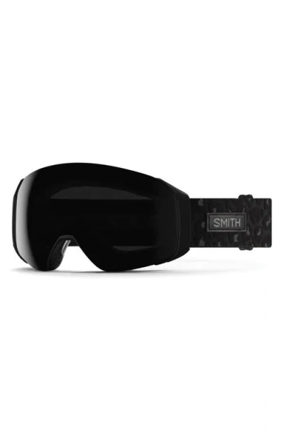 Smith 4d Mag 155mm Special Fit Snow Goggles In Claws Blackout/sun Black