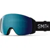 Smith 4d Mag 184mm Snow Goggles In Black/sun Blue Mirror