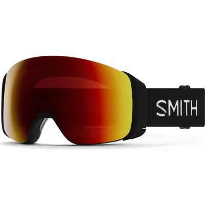 Smith 4d Mag 184mm Snow Goggles In Burgundy