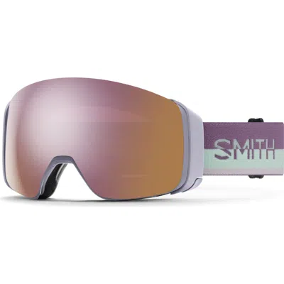 Smith 4d Mag 184mm Snow Goggles In Lunar Fog Split/rose Gold