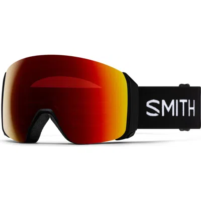 Smith 4d Mag™ Xl Chromapop® Snow Goggles In Black/chromapop Sun Red