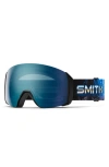 Smith 4d Mag™ Xl Low Bridge Fit Chromapop™ Snow Goggles In Brown