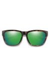 Smith 56mm Joya Chromapop™ Polarized Square Sunglasses In Green