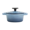 Smith And Clark Cast Iron 1-qt. Dutch Oven In Blue