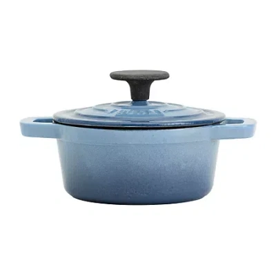 Smith And Clark Cast Iron 1-qt. Dutch Oven In Blue