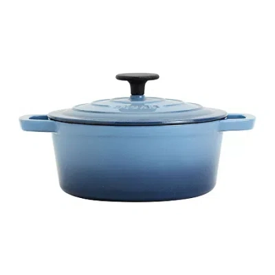 Smith And Clark Cast Iron 3-qt. Dutch Oven In Blue