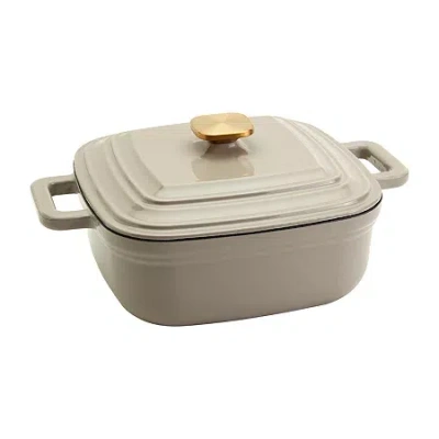 Smith And Clark Cast Iron 4-qt. Square Dutch Oven In Brown