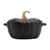 Smith And Clark Cast Iron Pumpkin Harvest 4-qt. Dutch Oven In Black