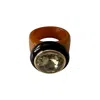 Smith & Co. Jewel Design Women's City Girl Ring - Mocha Brown In Brown