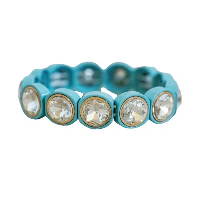 Smith & Co. Jewel Design Women's City Girl Round Bracelet - Bright Blue