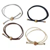 Smith & Co. Jewel Design Women's Neutrals Skinny Hair Tie Set - Dark Neutral In Yellow