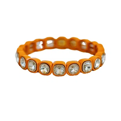 Smith & Co. Jewel Design Women's Yellow / Orange City Girl Petite Bracelet - Orangeade