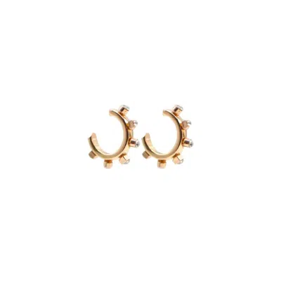 Smith & Co Women's Metal Huggie Earrings In Gold