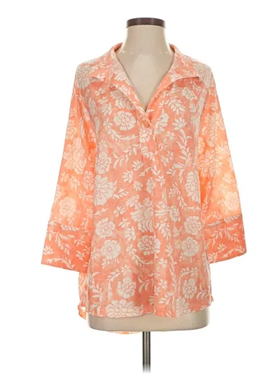 Smith & Quinn 3/4 Sleeve Blouse In Orange