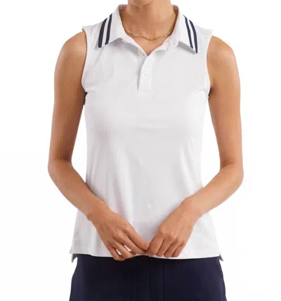 Smith & Quinn Alice Sleeveless Top In Navy/white