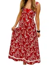 Smith & Quinn Arielle Maxi Dress In Cherry In Red