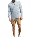 Smith & Quinn Captain 1/4 Zip Pullover In Golf Diamond In Multi