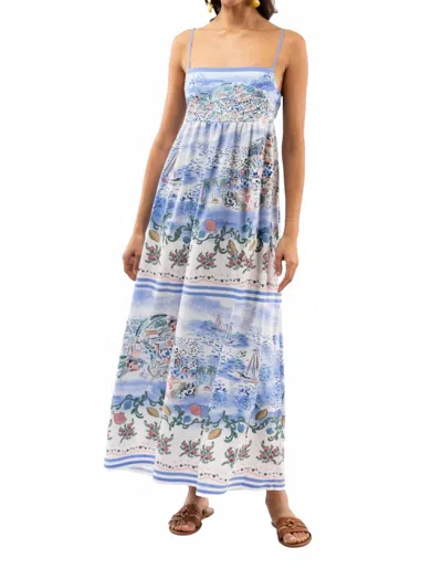 Smith & Quinn Cleobella Maxi Dress In Sea Mural In Blue