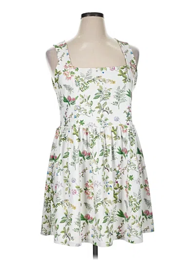 Pre-owned Smith & Quinn Cocktail Dress In White