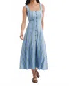 Smith & Quinn Diana Dress In Hydrangea Stripe In Blue