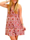 Smith & Quinn Dorothy V-neck Midi Dress In Red In Red