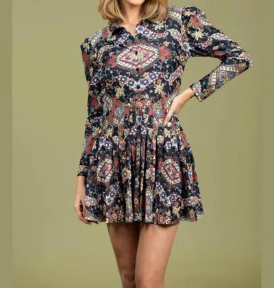 Smith & Quinn Edith Mini Dress In Autumn Tapestry In Orange