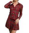 Smith & Quinn Ezra Top In Merry Tartan In Multi