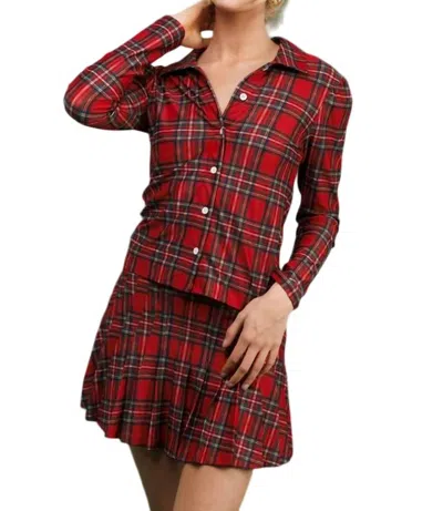 Smith & Quinn Ezra Top In Merry Tartan In Multi