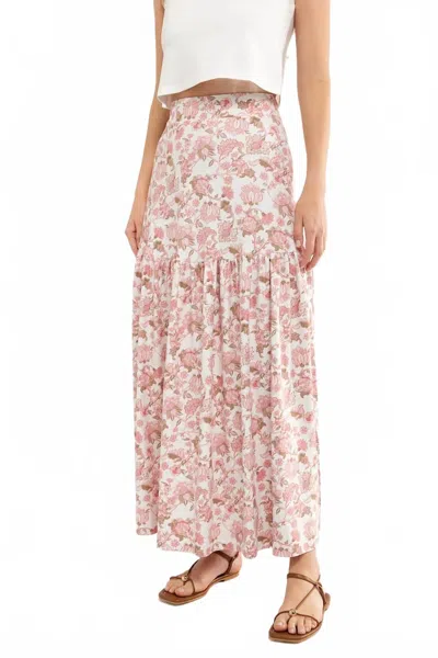Smith & Quinn Faye Maxi Skirt In Tulip Paisley In Multi