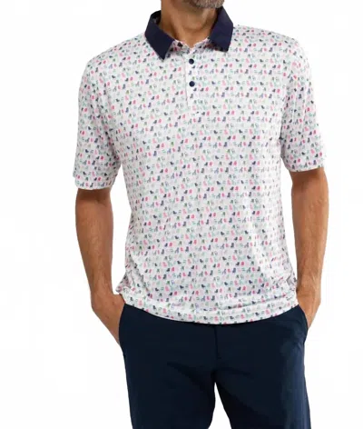 Smith & Quinn Harvey Polo Shirt In The Spectator Micro In Multi