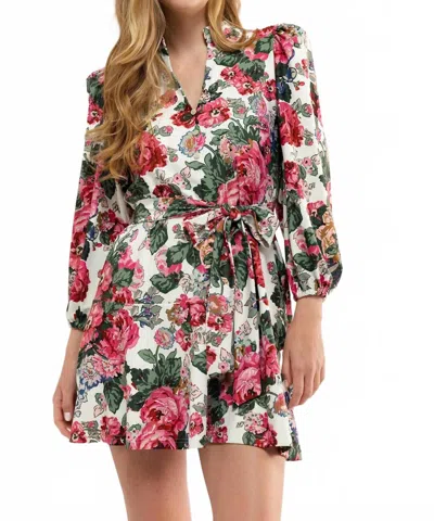 Smith & Quinn Hazel Dress In Pink And Red In Multi