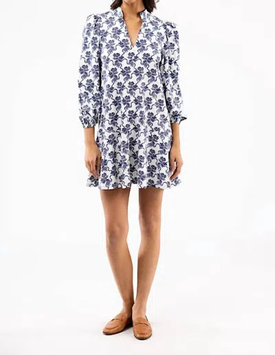 Smith & Quinn Hazel Dress In Ribbon Bouquet Navy In Blue