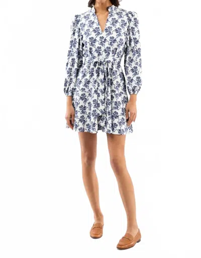 Smith & Quinn Hazel Mini Dress In Ribbon Bouquet In White