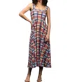 Smith & Quinn Heather Midi Dress In Coastal Plaid In Multi