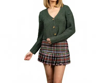 Smith & Quinn Hyacinth Button Down Sweater In Rosemary In Green
