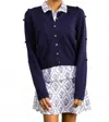 Smith & Quinn Juniper Cardigan Sweater In Navy In Blue
