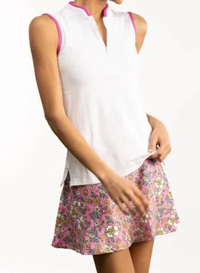 Smith & Quinn Kennedy Top In White/bright Pink In Multi