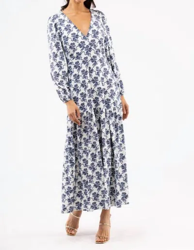 Smith & Quinn La Dress Ribbon Bouquet In Navy In Blue