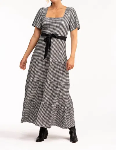 Smith & Quinn Lane Maxi Dress In French Gingham In Black