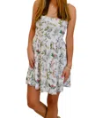 Smith & Quinn Madeline Mini Dress In Green Multi In Multi