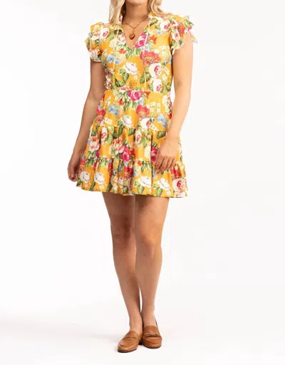 Smith & Quinn Maeve Dress In Buttercream Garden In Yellow