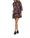 Smith & Quinn Martha Mini Dress In Multicolor In Animal Print