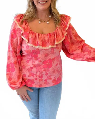 Smith & Quinn Matilda Top In Groovy Aloha In Multi