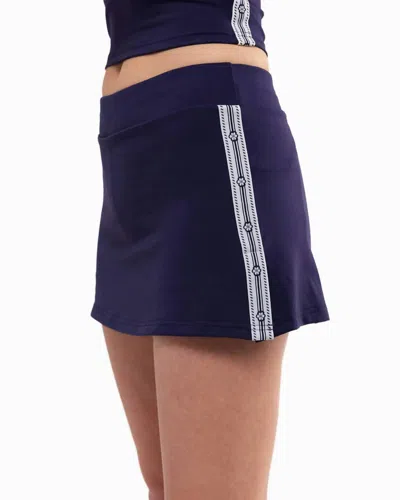 Smith & Quinn Nell Mini Skort In Navy/white In Blue