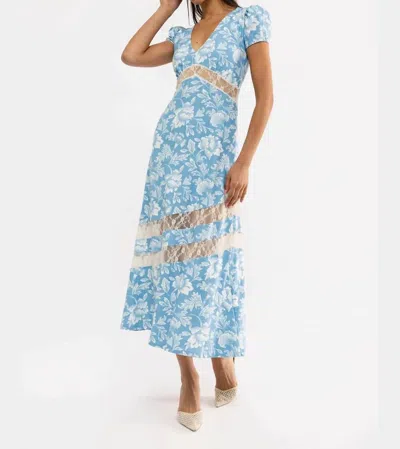Smith & Quinn Octavia Midi Dress In Saltwater Pearl In Multi